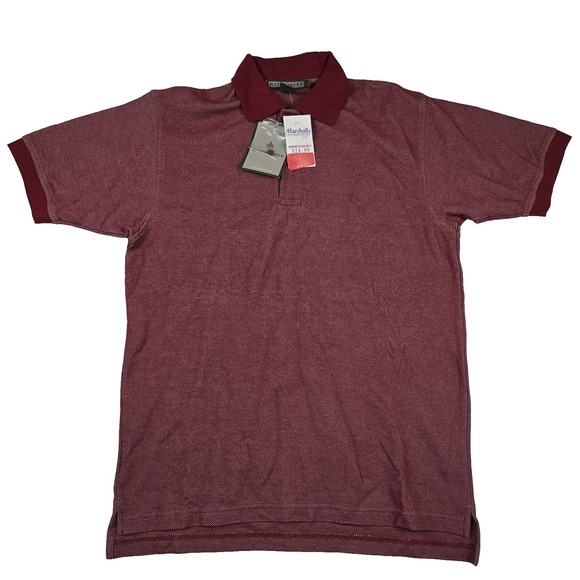 Rainforest Men's Size Medium Red Short Sleeve Polo Shirt New - Picture 1 of 7